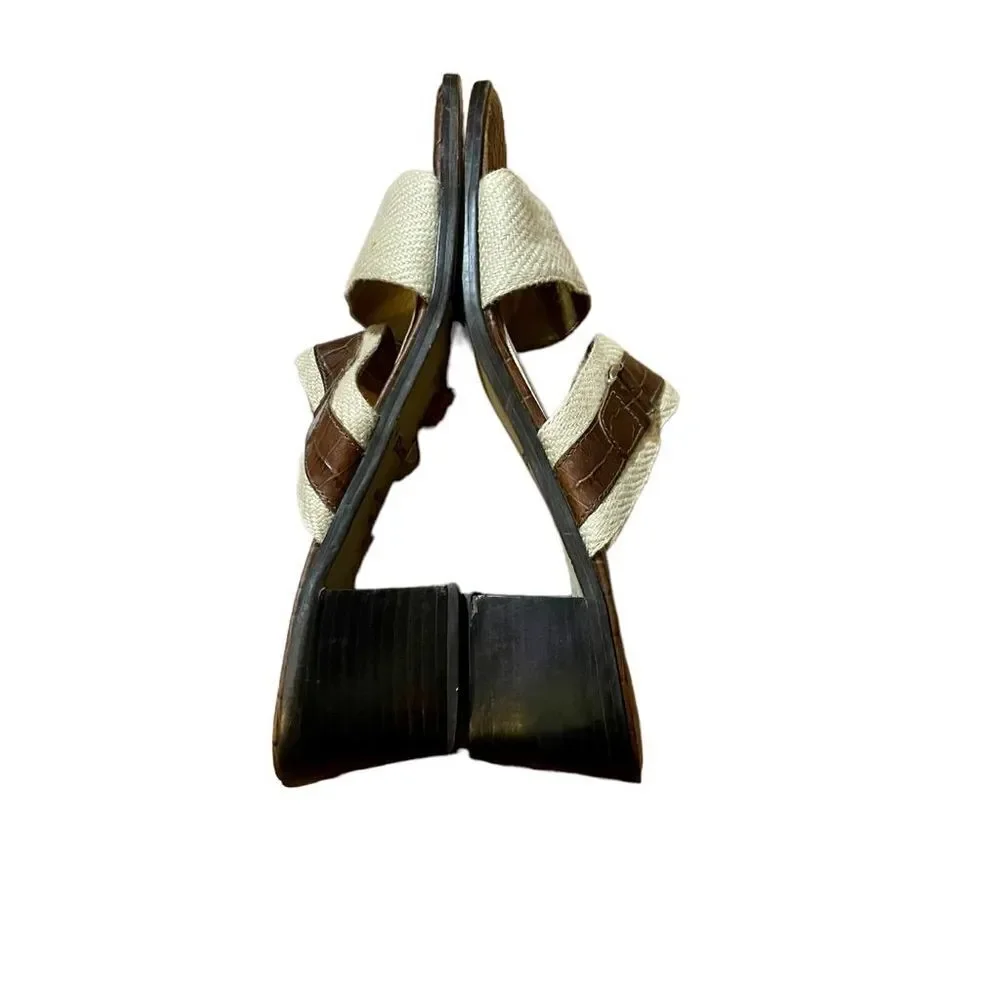 Etienne Aigner Hyannis slip on block heel sandals‎